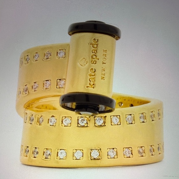 🎞️📸🎞️ KATE SPADE PICTURE PERFECT CAMERA STATEMENT RING 🎞️📸🎞️NWT 🎞️📸🎞️